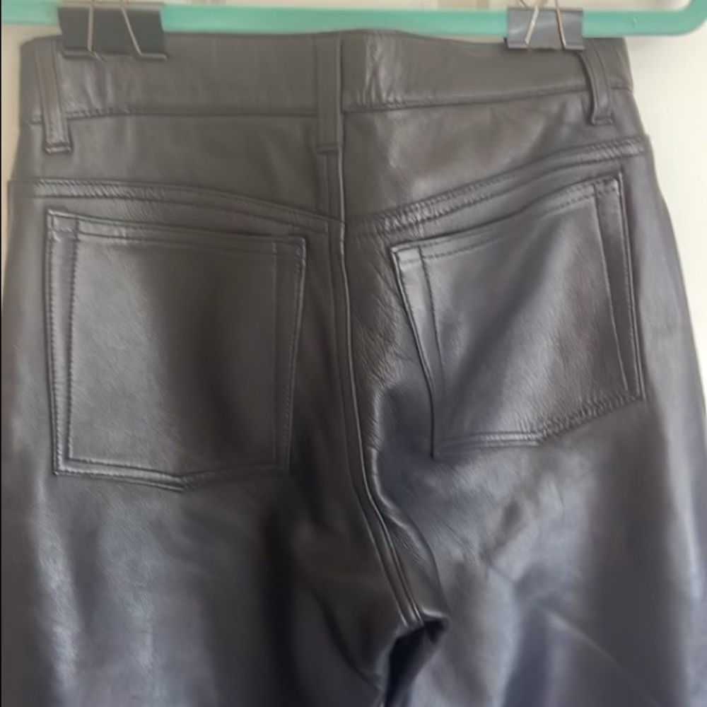 Black leather pants. Excellent condition